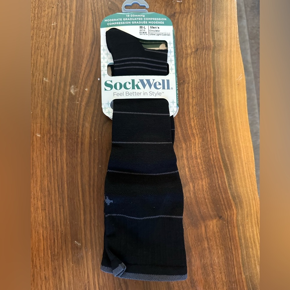 SockWell Circulator moderate graduated compression sock Multiple Sizes Avail